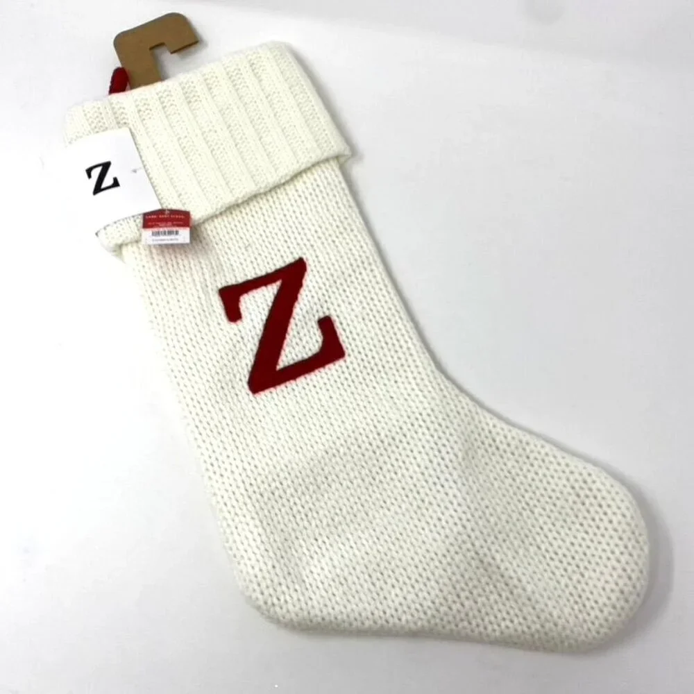 Target Wondershop Knit Monogram Christmas Stocking White Wondershop™: 20
